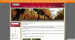 Desktop Screenshot of maxx-weine.de